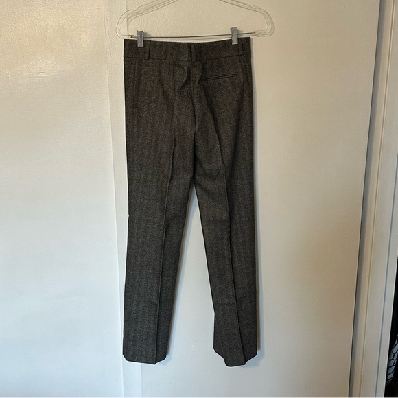 Gray High-Waisted Trousers - Picture 3 of 4
